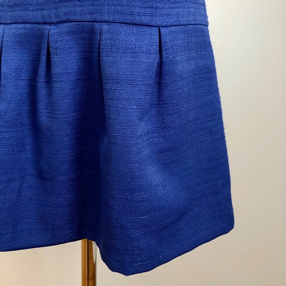 Like-New LOFT Blue Ruffle-Hem Sleeveless Dress - Picture 6 of 11